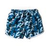 Honeystore Women's Casual Swim Trunks Quick Dry Print Boardshort Beach Shorts 1707-Blue S view 1