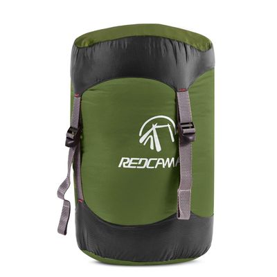 REDCAMP Compression Stuff Sack, Lightweight Sleeping Bag Compression Sack Great for Backpacking, Hiking and Camping, Army Green M