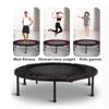 Trampoline 48in Sports Trampoline, Jumping Bed Removable Armrests, Men and Women, Children's Outdoor Play Toys, 2 Models, Load 350kg (Color : Black) view 2