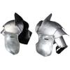 Nautical-Mart Medieval Pauldrons Shoulder LARP Fantasy Armor Set Silver view 2