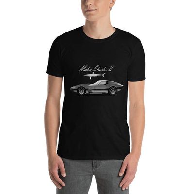 1965 Mako Shark II 'Vette Short-Sleeve Mens T-Shirt