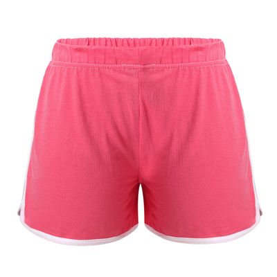 Oyolan Kids Girls Cotton Elastic Waistband Shorts Running Gym Sport Bottom Watermelon Red 4-5