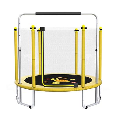 Trampoline Children's Trampoline, with Basketball Stand, Pull Up Bar, Encrypted Protective Net, Indoor and Outdoor Sports Fitness Toys, 2 Models (Size : Style 1)