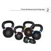 Kettlebells AGYH Black Cast Iron, Professional Strength Training Equipment for Men and Women, Deadlift Shoulder Press Push-ups4-24kg (Size : 24kg/52.9lb) view 4