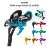 GORIX Bicycle Bottle Cage Adapter Mount Adjustable MTB Road Bike Handlebar Water Bottle Holder Seat Post Mount (GX-SDLBC(Global Edition)) (Matt Black) view 2