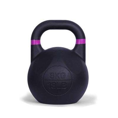 Kettlebells AGYH Black Cast Iron Kettlebell, Professional Strength Training Equipment, Used For Deadlift Press Kettlebell Rowing, 2 Models, 8-24kg (Color : Style2, Size : 8kg/17.6lb)
