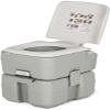 HAPPYGRILL Portable Toilet Outdoor Mini Toilet with Piston Pump Flush for Camping Boating Traveling view 1