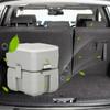 HAPPYGRILL Portable Toilet Outdoor Mini Toilet with Piston Pump Flush for Camping Boating Traveling view 2