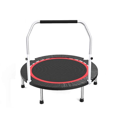Trampoline 40in Trampoline with Armrests, Portable Basketball Board Trampoline, Used for Aerobic Training for Men and Women, 2 Models (Size : M-Load 250kg)