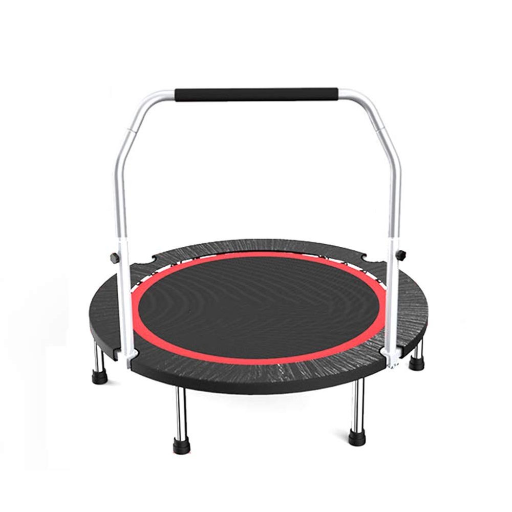 Trampoline 40in Trampoline with Armrests, Portable Basketball Board Trampoline, Used for Aerobic Training for Men and Women, 2 Models (Size : M-Load 250kg)