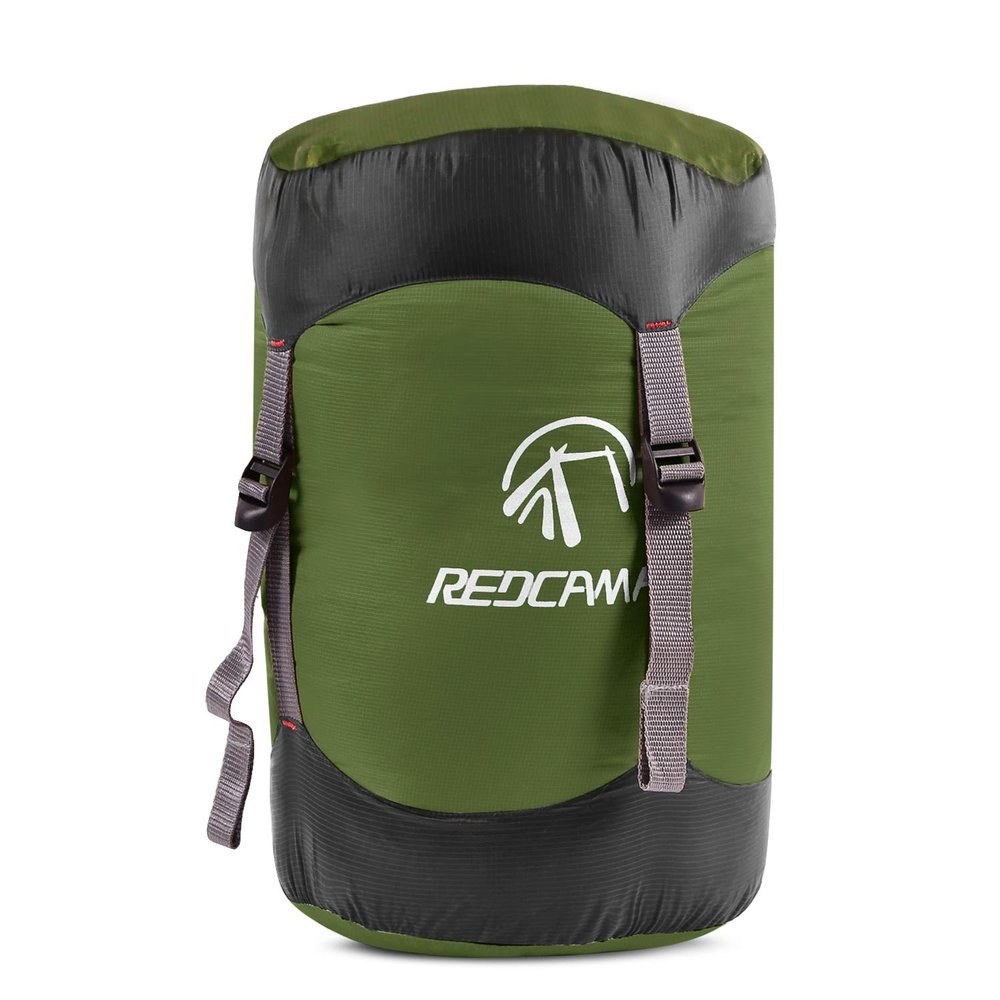 REDCAMP Compression Stuff Sack, Lightweight Sleeping Bag Compression Sack Great for Backpacking, Hiking and Camping, Army Green XL