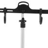 Hanging Rack, Aluminum Alloy Triangle Foldable Stand Adjustable Road Hanger Rack Holder Repair Stand for Mountain Cycling Riding Shelves and view 3