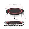 Trampoline 40/48 / 50in Folding Trampoline with Mobile Armrests, Foldable Backboard Trampoline Aerobics, 3 Models, Load 300kg (Color : Style1, Size : 50in) view 2