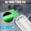 BASIKER BS3 Marine LED Boat Light (2x2000LM 60LED), 10-36V, 316 Stainless Steel, IP68, Air or Underwater, Surface Mount Designed for Cruise Ships, Yachts, Boats, Sailboat, Pontoon, Transom (Green) view 3
