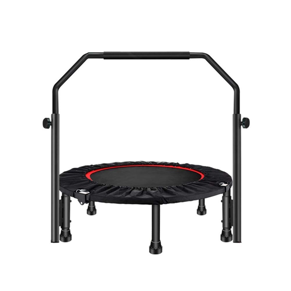 Trampoline 50in Heavy Trampoline, Adult Sports Fitness Equipment, Safe Outdoor Indoor Jumping Bed, 2 Models, Load 400KG (Size : Style2)