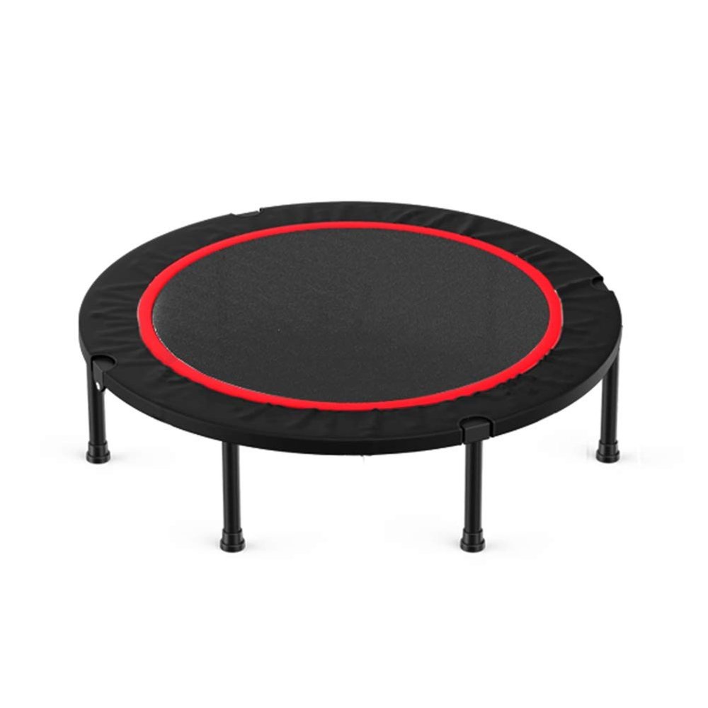 Trampoline 50in Folding Trampoline, Safe and Easy to Assemble Indoor and Outdoor Fitness Equipment, Adjustable Handle, 2 Models, Load 300kg (Size : Style1)