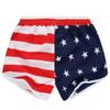 Honeystore Women's Casual Swim Trunks Quick Dry Print Boardshort Beach Shorts 1532-Red-White S view 2