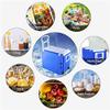 CAIDE-STORE Multi-Function Insulated Beverage Rolling Cooler Warm, Picnic Camping Outdoor w/Table & 2 Portable Foldable Camping Fishing Chair Stool with Carrying Bag (Blue) view 3