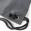 BagBase Budget Water Resistant Gymsac BG5 - Adult Training Fitness Sports Bag - Graphite Grey view 3