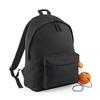 BagBase Fashion Backpack/Rucksack (18 Liters) (One Size) (Black/Black) view 2