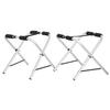 Amarine Made Pair of Folding Kayak Storage Racks. Premium Accessories for Kayaks, Canoes, SUP Paddle Boards and Small Boats 2 Freestanding Indoor/Outdoor Kayak Stands of 100lb Capacity view 1