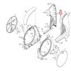 Icon Health & Fitness, Inc. Right Frame Cover 286881 or 285656 Works W NordicTrack 990 Pro E 12.0 Elliptical view 2