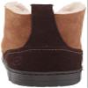 Dearfoams Men's Suede Boot Slipper, Chestnut, 13 view 3