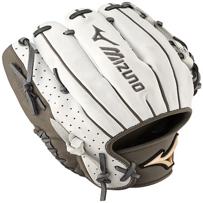 Mizuno GPE1150F1 Mizuno Prime Elite Infield Fastpitch Softball Glove 11.5", Right Hand Throw , WHITE-GREY