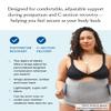Bodily Postpartum Belly Band & Abdominal Binder for C-Section Recovery Adjustable Compression Belly Wrap for Post Surgery Abdominal Support Postpartum Belly Binder, Stomach Wrap, One Size view 2