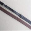 KL SELECT Black Oak Rubber Reins - Brown with Pin view 1