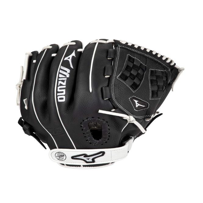Mizuno GFN1201F4 Franchise Series Fastpitch Softball Glove 12", Left Hand Throw, BLACK
