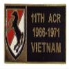 11th ACR Vietnam LAPEL PIN OR HAT PIN - Size 1 1/8" - VETERAN OWNED BUSINESS view 1