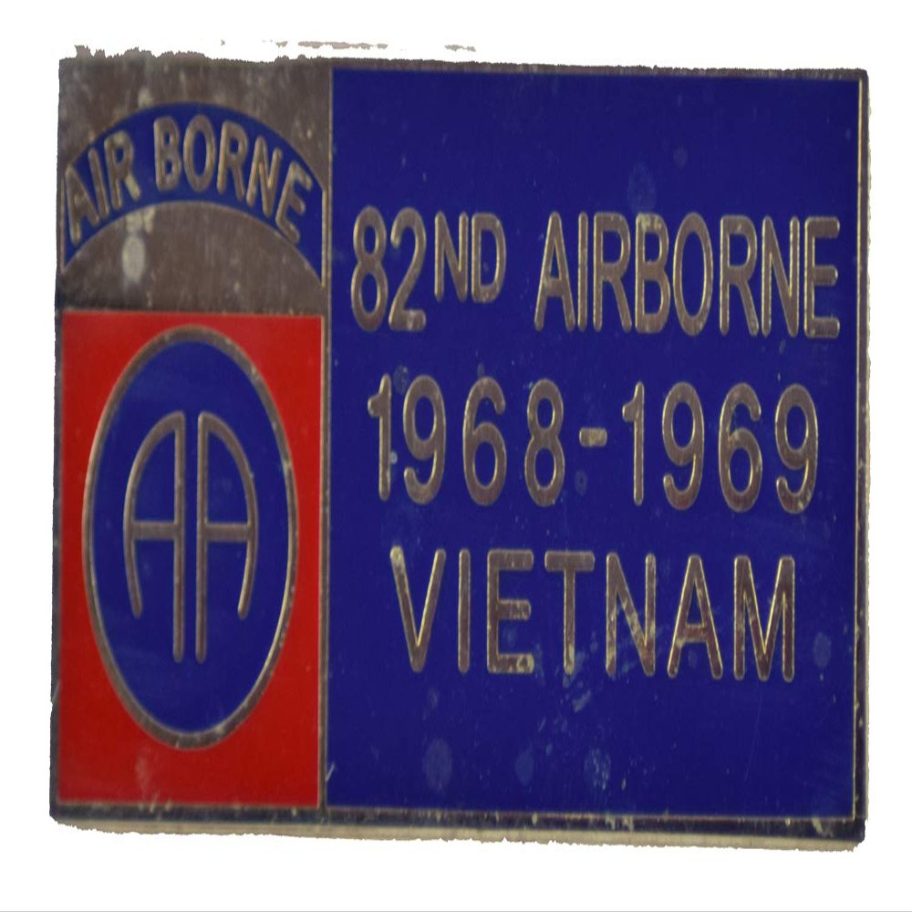 82nd Airborne Vietnam LAPEL PIN OR HAT PIN - Size 1 1/8" - VETERAN OWNED BUSINESS