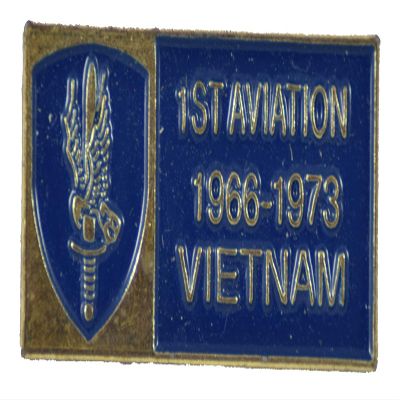 1st Aviation Brigade Vietnam LAPEL PIN OR HAT PIN - Size 1 1/8" - VETERAN OWNED BUSINESS