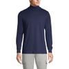 Lands' End Mens Long Sleeve Super-T Turtleneck Radiant Navy Regular XX-Large view 1
