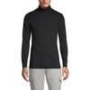 Lands' End Mens Long Sleeve Super-T Turtleneck Black Tall Large view 1