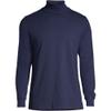 Lands' End Mens Long Sleeve Super-T Turtleneck Radiant Navy Tall XX-Large view 3