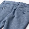 Isaac Mizrahi Boys' Slim Fit Plaid Dress Pants, Blue, 2 view 2
