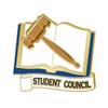 Crown Awards Student Council Pins, Student Council Enamel Pin, 100 Pack Prime view 1