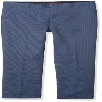 Slim Fit Birdseye Texture Dress Pants