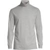 Lands' End Mens Long Sleeve Super-T Turtleneck Gray Heather Regular Large view 2