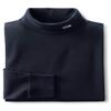 Lands' End Mens Long Sleeve Super-T Turtleneck Dark Charcoal Heather Tall Medium view 4