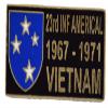 23rd Infantry (Americal) Vietnam LAPEL PIN OR HAT PIN - Size 1 1/8" - VETERAN OWNED BUSINESS view 1
