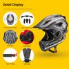 ROCKBROS Kids Full Face Helmet Kids Bike Helmets Lightweight Toddler Mountain Bike Helmet Detachable for MTB BMX Skating Cycling Scooter Safety Bicycle Helmets for Youth Child Boys Girls Ages 3-16 view 4