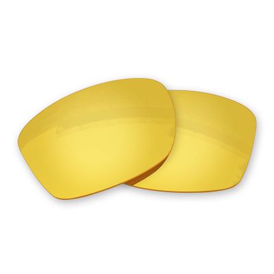 TheSturdy Non Polarized Stamped Lenses Replacement for Oakley Jupiter Squared OO9135 - HD Yellow Non Polarized