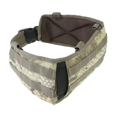Battle Belt MOLLE Multi-purpose Width Waist Belt for Hunting Equipment and Outdoor Sports Camo