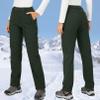 Toomett Womens Snow Pants Winter Fleece Lined Waterproof Soft Shell Insulated Outdoor Camping Travel ski Pants,5022,Army Green,18 view 2