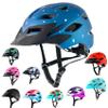 Kids Bike Helmet,Bavilk Kids Boys Girls Bike Helmets with LED Light Detachable Visor Children Youth Teen Multi-Sport for Skating Cycling Scooter Skateboard Adjustable & Lightweight 19.7"-22.4" view 1