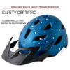 Kids Bike Helmet,Bavilk Kids Boys Girls Bike Helmets with LED Light Detachable Visor Children Youth Teen Multi-Sport for Skating Cycling Scooter Skateboard Adjustable & Lightweight 19.7"-22.4" view 3