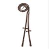 Exion Double Laced Leather Horse Reins  5/8" (16mm) English Riding Reins with Criss-Cross Grip  Vegetable-Tanned Leather with Stainless Steel Buckles  Dressage & Jumping view 1